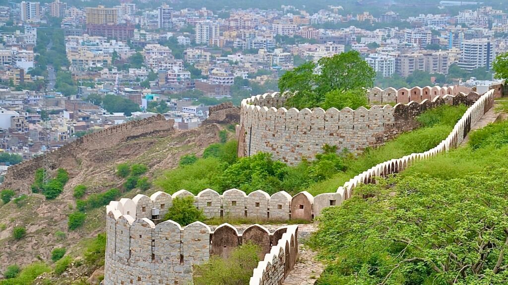 Jaipur City and Nahargarh fort