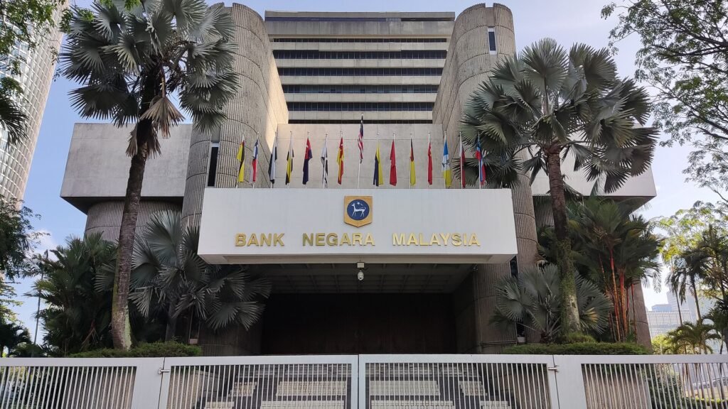 Bank Negara Malaysia building in Kuala Lumpur