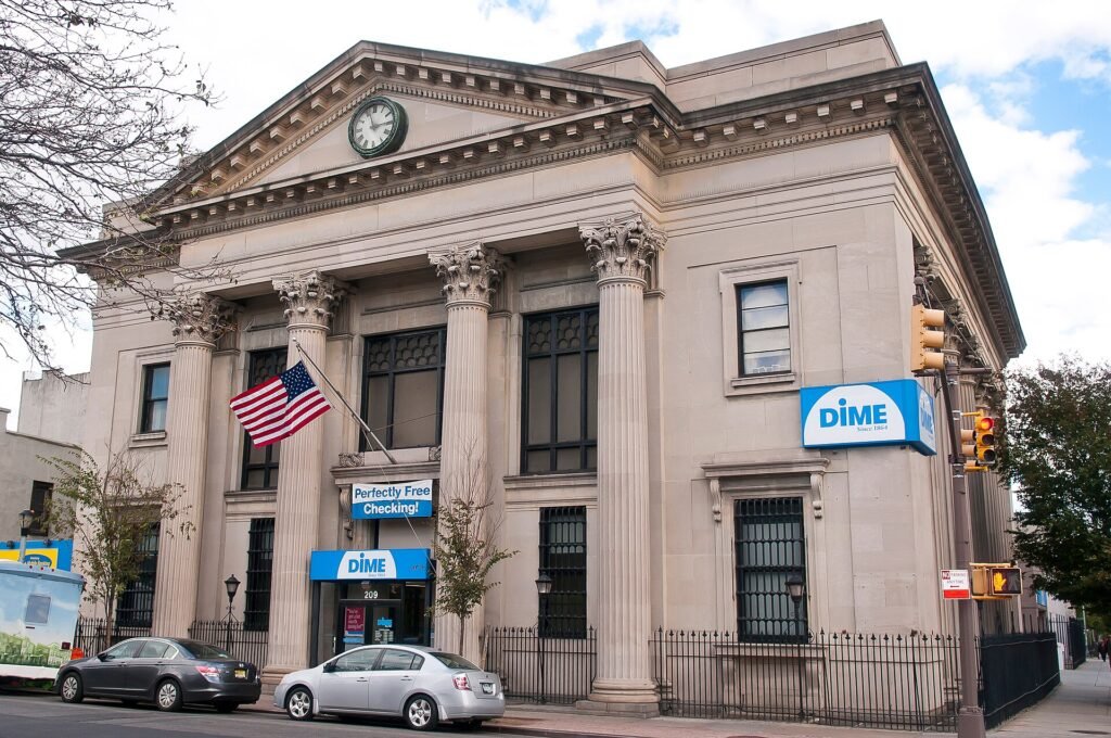 Dime branch building on Havemeyer Street in Williamsburg, Brooklyn