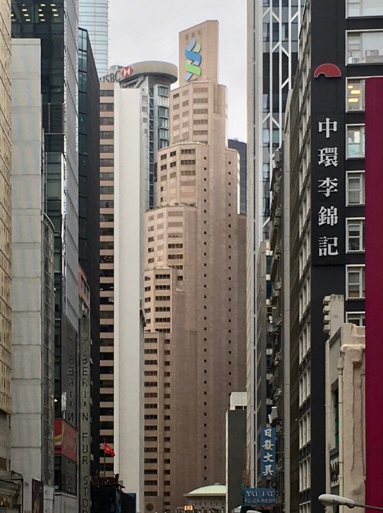 Standard Chartered Bank Building in Central, Hong Kong
