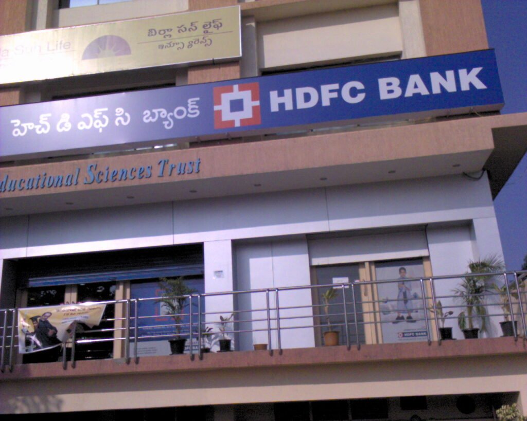 An HDFC Bank Branch