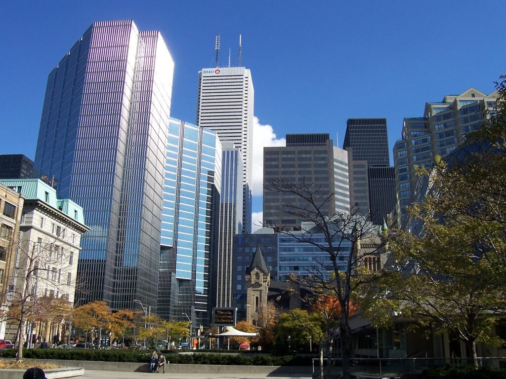 Toronto financial district