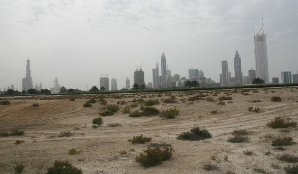 Sheikh Zayed Road Skyline on 2 March 2007