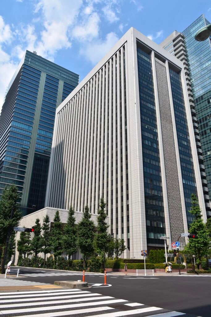 MUFG Bank head office building in Tokyo