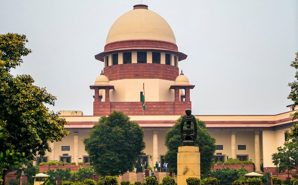 Supreme Court of India building in New Delhi